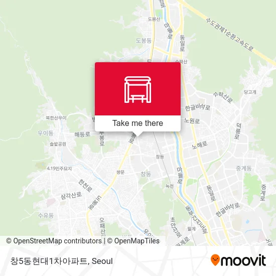 창5동현대1차아파트 map