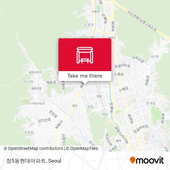 창5동현대아파트 map