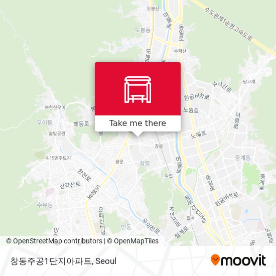 창동주공1단지아파트 map