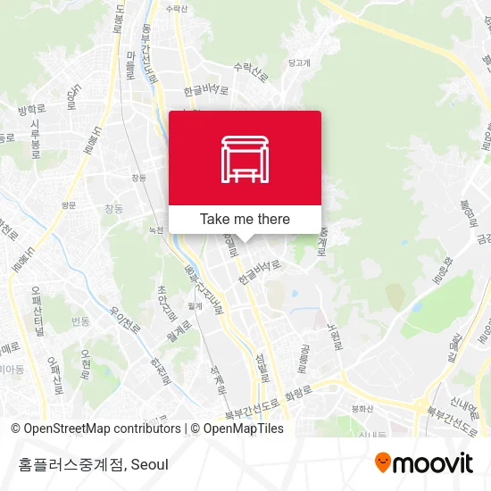 홈플러스중계점 map