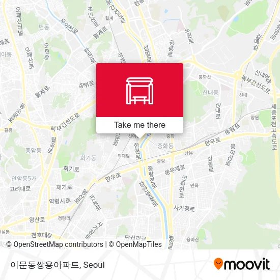 이문동쌍용아파트 map