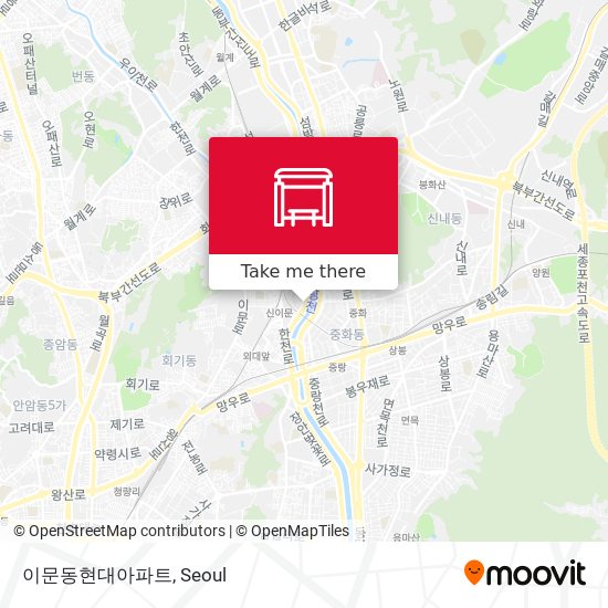 이문동현대아파트 map