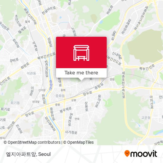 엘지아파트앞 map