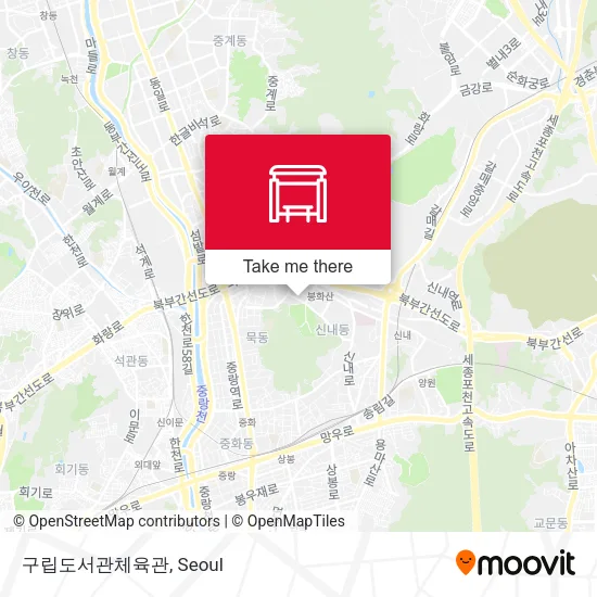 구립도서관체육관 map