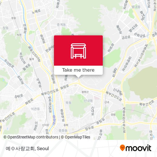 예수사랑교회 map