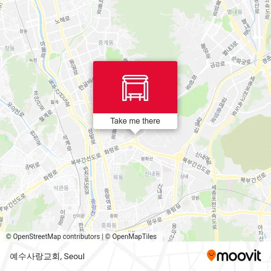 예수사랑교회 map