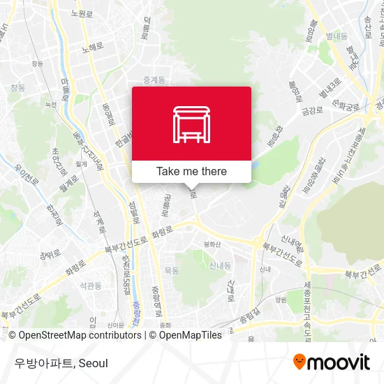 우방아파트 map