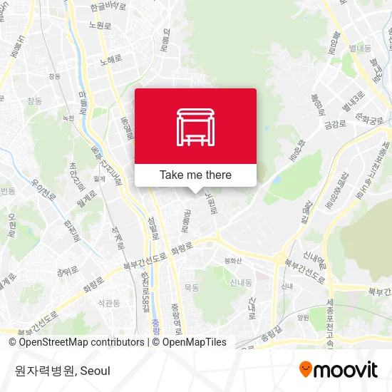 원자력병원 map