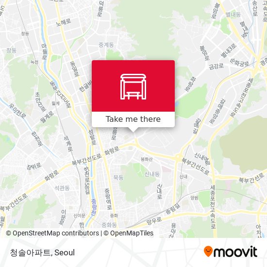 청솔아파트 map