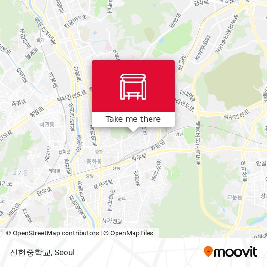 신현중학교 map