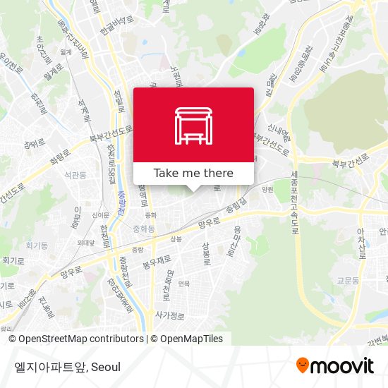 엘지아파트앞 map