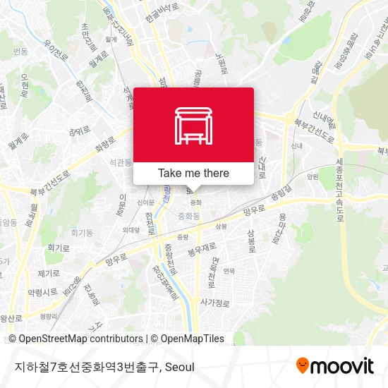 지하철7호선중화역3번출구 map