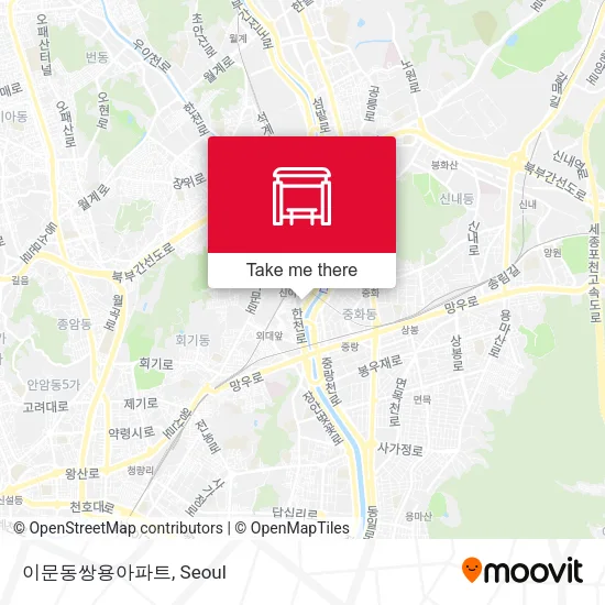 이문동쌍용아파트 map