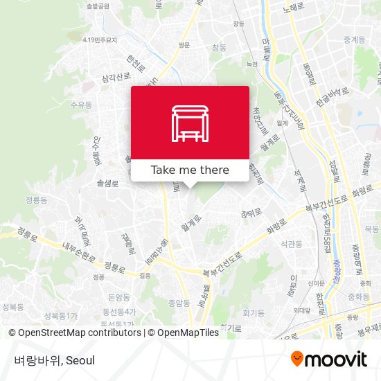 벼랑바위 map