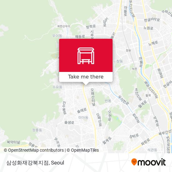 삼성화재강북지점 map