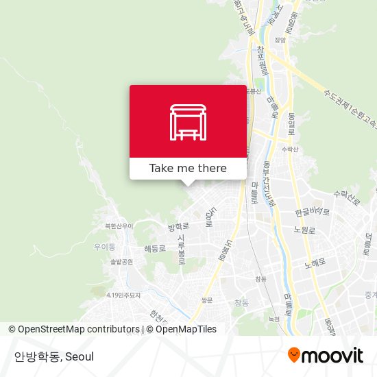 안방학동 map