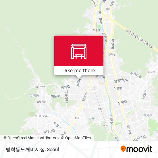 방학동도깨비시장 map