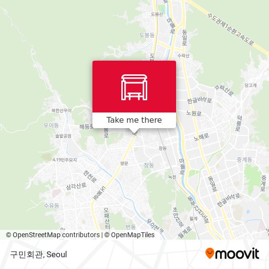 구민회관 map