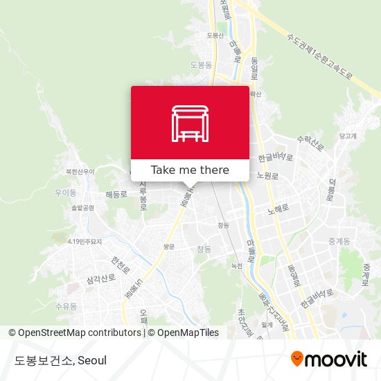 도봉보건소 map