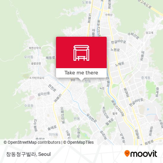 창동청구빌라 map