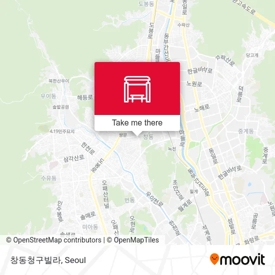 창동청구빌라 map