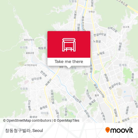 창동청구빌라 map