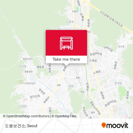 도봉보건소 map