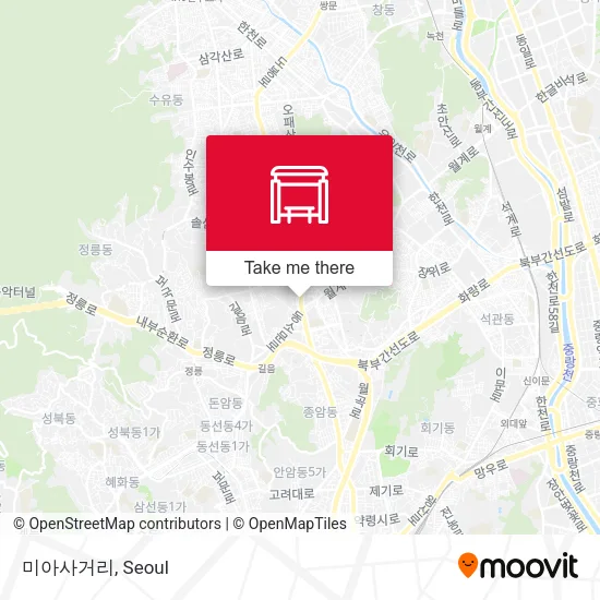 미아사거리 map