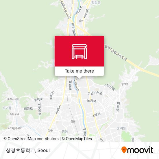 상경초등학교 map
