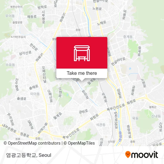 염광고등학교 map