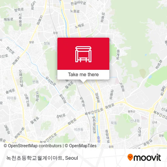 녹천초등학교월계이마트 map