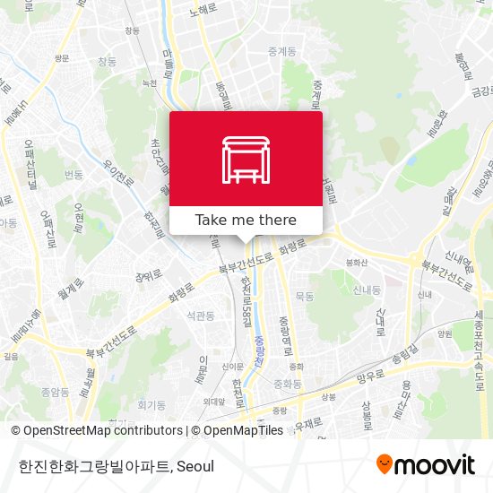 한진한화그랑빌아파트 map