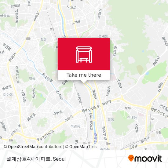 월계삼호4차아파트 map