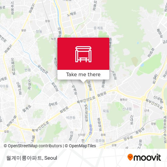 월계미륭아파트 map