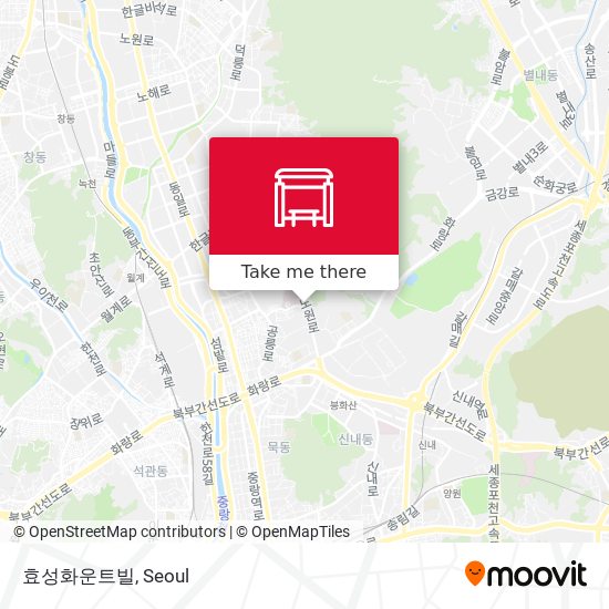 효성화운트빌 map