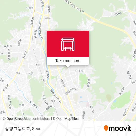 상명고등학교 map