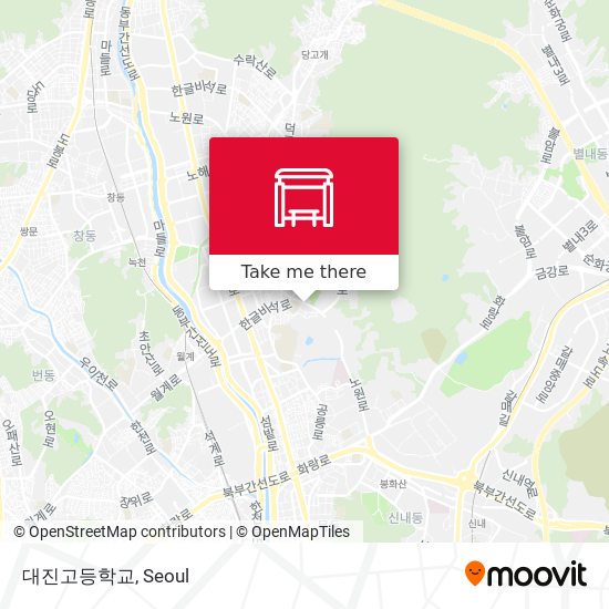 대진고등학교 map