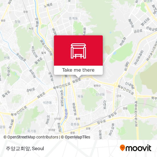주양교회앞 map