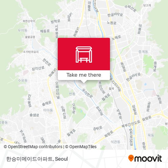 한승미메이드아파트 map