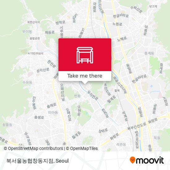 북서울농협창동지점 map