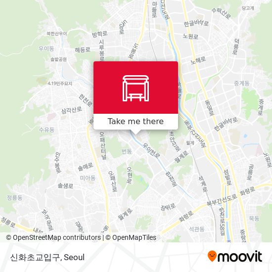신화초교입구 map