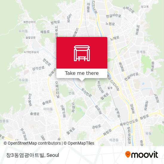 창3동염광아트빌 map