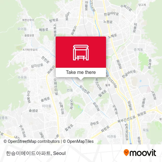 한승미메이드아파트 map