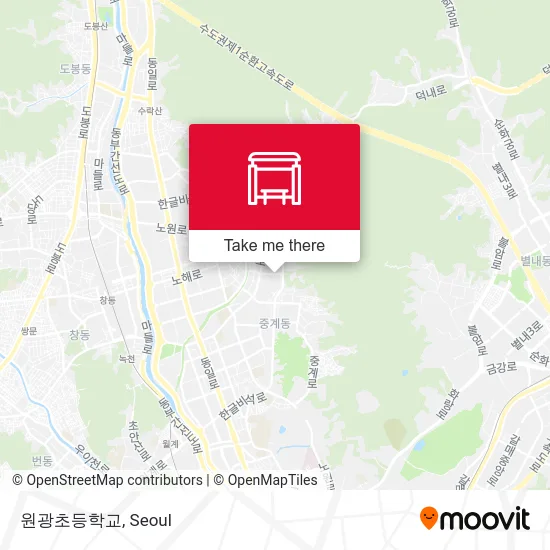 원광초등학교 map