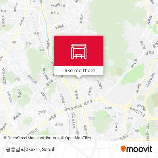 공릉삼익아파트 map