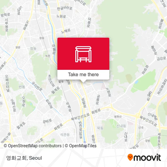 영화교회 map