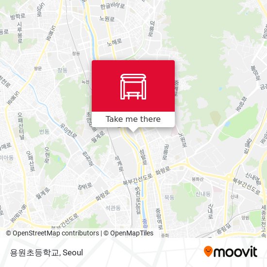 용원초등학교 map