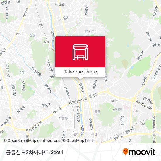 공릉신도2차아파트 map