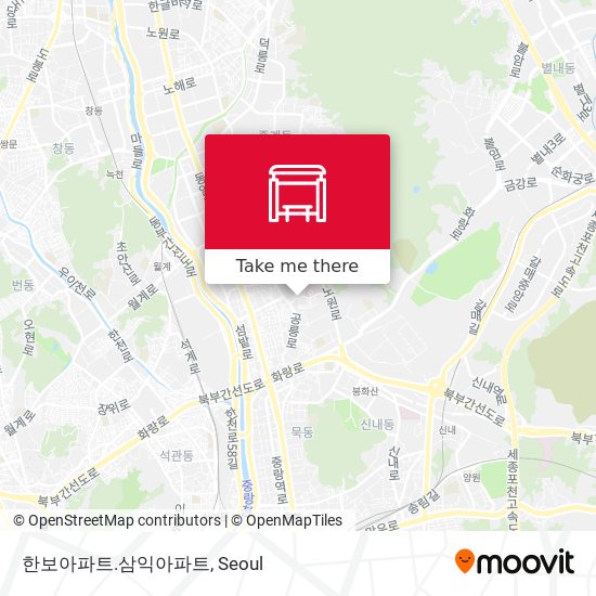 한보아파트.삼익아파트 map