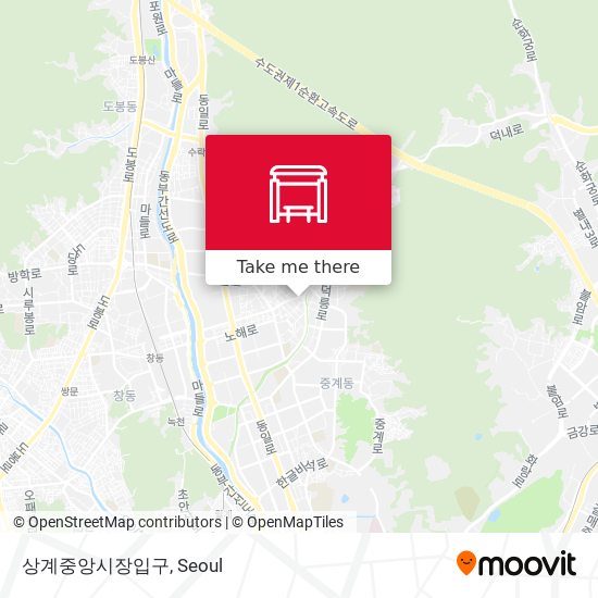 상계중앙시장입구 map